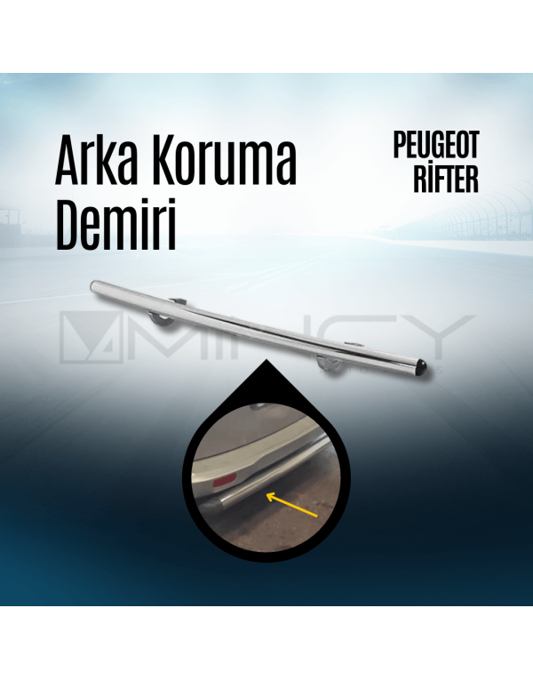 Arka Koruma Demiri Peugeot Rifter